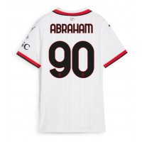 Camisa de Futebol AC Milan Tammy Abraham #90 Equipamento Secundário Mulheres 2024-25 Manga Curta